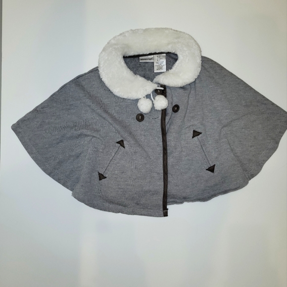 Over "Cape" Coat Toddler Girls - Picture 1 of 5